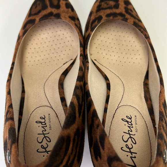 Life Stride PARIGI Leopard Print Pumps Size 8 - Picture 6 of 9
